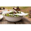 Golden Rabbit Enamelware 2-piece Spoon Set, Slotted and Regular, Solid White Textured(Solid White Textured)