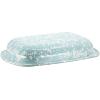 Golden Rabbit Enamelware Baking Pan, 3 quart, Solid White Textured(Sea Glass)