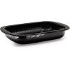 Golden Rabbit Enamelware Baking Pan, 3 quart, Solid White Textured(Solid Black Textured)