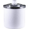 Golden Rabbit Enamelware Canister, 8 cup, Solid White Textured(Solid White Textured)