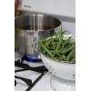 Golden Rabbit Enamelware Large Colander, 5 quart, Solid White Textured(Solid White Textured)
