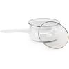 Golden Rabbit Enamelware Sauce Pan with Handle, 5 cup, Solid White Textured(Solid White Textured)