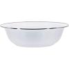 Golden Rabbit Enamelware Serving Basin, 4 quart, Solid White Textured(Solid White Textured)