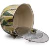 Golden Rabbit Enamelware Soup or Stock Pot, 18 quart, Solid White Textured(Camouflage)