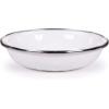 Golden Rabbit Enamelware Tasting Dish Bowls, 4 ounce, Solid White Textured, Set of 6(Solid White Textured)