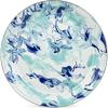 Golden Rabbit Enamelware Large Serving Tray, 20 inch, Solid White Textured(Lagoon)