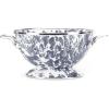 image:imageGolden Rabbit Enamelware Petite Colander 1 quart Solid White TexturedGrey Swirl