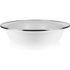 Golden Rabbit Enamelware Serving Basin, 4 quart, Solid White Textured(Solid White Textured)