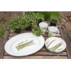 Golden Rabbit Enamelware – 20″ Large Tray (Blue Crab)(Fresh Produce)