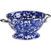 Golden Rabbit Enamelware – Set of 3 Colanders (Ocean)(Cobalt Swirl)