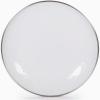 Golden Rabbit Enamelware Appetizer Plates, 6 inch, Solid White Textured, Set of 4(Solid White Textured)