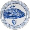 Golden Rabbit Enamelware Chargers, 12.5 inch, Blue Crab, Set of 2(Fish Camp)
