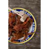 Golden Rabbit Enamelware Chargers, 12.5 inch, Blue Crab, Set of 2(Old Bay)