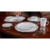 Golden Rabbit Enamelware Chargers, 12.5 inch, Solid White Textured, Set of 2(Solid White Textured)