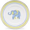 Golden Rabbit Enamelware Child Plates, 8.5 inch, Elephant, Set of 4(Elephant)