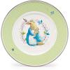 Golden Rabbit Enamelware Child Plates, 8.5 inch, Elephant, Set of 4(Polka Dot Peter)