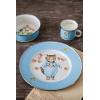 Golden Rabbit Enamelware Child Plates, 8.5 inch, Elephant, Set of 4(Tom Kitten)