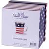 Golden Rabbit Enamelware Coffee or Tea Mug in Gift Box, 16 ounce, Forest Glen(Stars & Stripes)