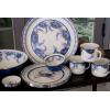 Golden Rabbit Enamelware Dinner Plates, 10.5 inch, Blue Crab, Set of 4(Blue Crab)