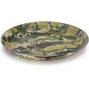 Golden Rabbit Enamelware Medium Tray, 15.5 inch, Solid White Textured(Camouflage)