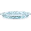 Golden Rabbit Enamelware Medium Tray, 15.5 inch, Solid White Textured(Sea Glass)