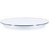 Golden Rabbit Enamelware Medium Tray, 15.5 inch, Solid White Textured(Solid White Textured)
