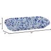 Golden Rabbit Enamelware Oval Basket, 16 x 6 inch, Ocean(Ocean)