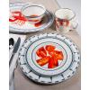Golden Rabbit Enamelware Oval Platter, 12 x 16in, Blue Crab(Lobster)
