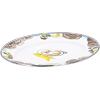 Golden Rabbit Enamelware Oval Platter, 12 x 16in, Blue Crab(Oyster)