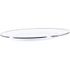 Golden Rabbit Enamelware Oval Platter, 12 x 16in, Solid White Textured(Solid White Textured)
