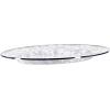 Golden Rabbit Enamelware Oval Platter, 12 x 16in, Solid White Textured(Taupe Swirl)