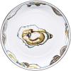Golden Rabbit Enamelware Pasta Plates, 10 inch, Oyster, Set of 4(Oyster)