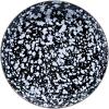 Golden Rabbit Enamelware Pasta Plates, 10 inch, Solid White Textured, Set of 4(Black Swirl)