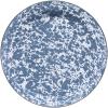 Golden Rabbit Enamelware Pasta Plates, 10 inch, Solid White Textured, Set of 4(Grey Swirl)