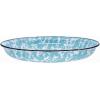 Golden Rabbit Enamelware Pasta Plates, 10 inch, Solid White Textured, Set of 4(Sea Glass)