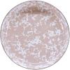 Golden Rabbit Enamelware Pasta Plates, 10 inch, Solid White Textured, Set of 4(Taupe Swirl)