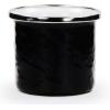 Golden Rabbit Enamelware Ramekins, 4 ounce, Solid Black Textured, Set of 4(Solid Black Textured)