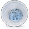 Golden Rabbit Enamelware Salad Bowls, 24 ounce, Blue Crab, Set of 4(Aspen Grove)