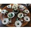 Golden Rabbit Enamelware Salad Bowls, 24 ounce, Blue Crab, Set of 4(Forest Glen)