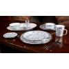 Golden Rabbit Enamelware Salad Bowls, 24 ounce, Solid White Textured, Set of 4(Grey Swirl)