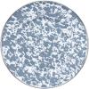 Golden Rabbit Enamelware Sandwich Plates, 8.5 inch, Solid White Textured, Set of 4(Grey Swirl)