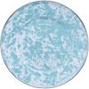Golden Rabbit Enamelware Sandwich Plates, 8.5 inch, Solid White Textured, Set of 4(Sea Glass)