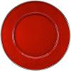 Golden Rabbit Enamelware Sandwich Plates, 8.5 inch, Solid White Textured, Set of 4(Solid Red Textured)