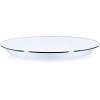Golden Rabbit Enamelware Small Serving Tray, 12 inch, Solid White Textured(Solid White Textured)