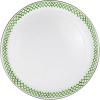 Golden Rabbit Enamelware – 20″ Large Tray (Blue Crab)(Green Scallop)