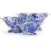 Golden Rabbit Enamelware – Set of 3 Colanders (Ocean)(Cobalt Swirl)