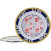 Golden Rabbit Enamelware Chargers, 12.5 inch, Blue Crab, Set of 2(Old Bay)