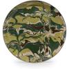 Golden Rabbit Enamelware Medium Tray, 15.5 inch, Solid White Textured(Camouflage)