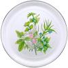 Golden Rabbit Enamelware Medium Tray, 15.5 inch, Solid White Textured(Herbs)