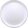 Golden Rabbit Enamelware Medium Tray, 15.5 inch, Solid White Textured(Solid White Textured)